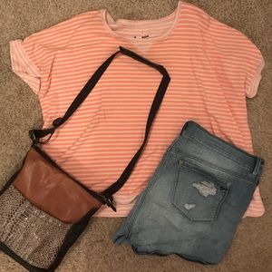 Striped Style & Co. Plus Size Blouse 3X